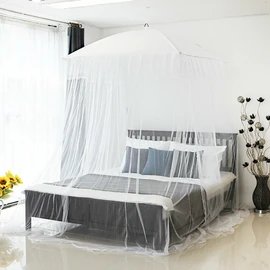 Gallery Deco Premium Bed Canopy Mosquito Net, Modern Luxury Frill / 갤러리데코 프리미엄 침대 캐노피 모기장, 모던럭셔리프릴