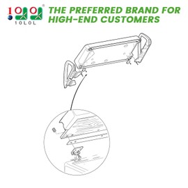 10L0L Golf Cart Seat Bottom Hinge Plate for EZGO(1995-up) TXT/Medalist Golf Cart Set of 2, Replaces OEM# 71610G01 71609G01