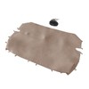 Tokinng Universal Full Size Bench Pickup Truck Seat Cover Beige,