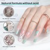 Modelones Nail Primer, 2PCS Professional Natural Nail Prep Dehydrate &