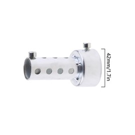 Motorrad-Auspuffschalldämpfer, KACEPAR DB Killer-Schalldämpfer-Schallwand, Universal-Auspuffrohr-Schalldämpfer-Geräuschunterdrückung, Can Noise-Schalldämpfer Abnehmbarer Schalldämpfer, 42 mm/1,7 Zoll