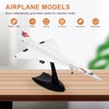 Dasing Model Aeroplane with Stand Concorde Supersonic Passenger Toy Aeroplane