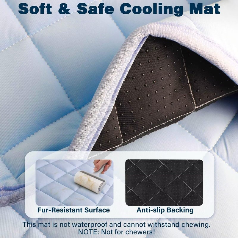 JoyBlooms Cooling Mat for Dogs 2Pack Cooling Pad for Dogs