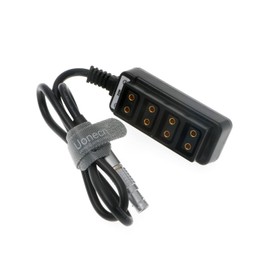 Uonecn 4 Port Dtap to 3 pin Male steadicam Zephyr Splitter Cable for ARRI RED Cameras