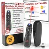 PR-820 Wireless Presentation Clicker with Laser Pointer, PowerPoint Clicker with