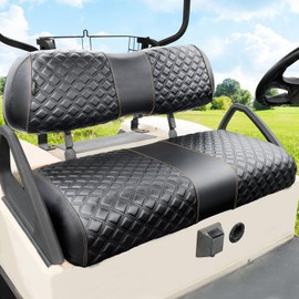 Roykaw Golf Cart Seat Covers Kit Fit for Club Car DS OEM Ordinary Seat Cushion, Marine Grade Vinyl Material/More Sturdy and Comfortable, Breathable & Easy to Clean, Well Made Quality
