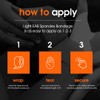 d3 Light Rip EAB Spandex Bandage Hand-Tearable White 75mm x