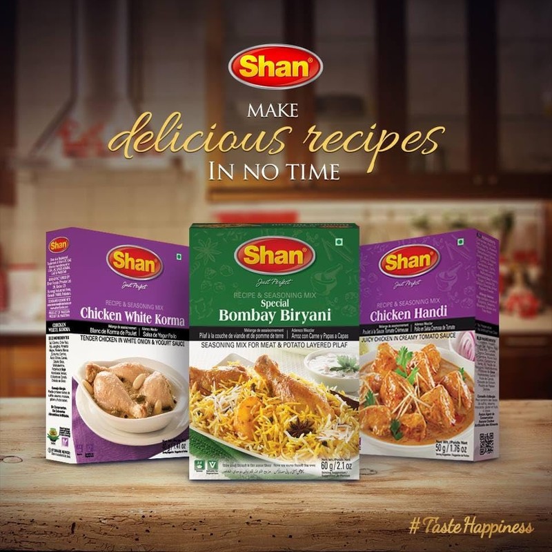 Shan - Bombay Biryani Seasoning Mix (60g) - Spice Packets