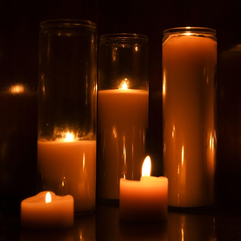 7 Day Beeswax Devotional Prayer Candle