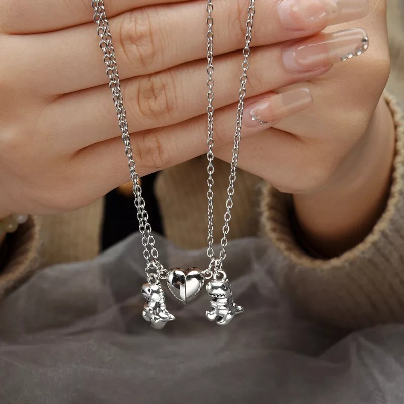 Deluxe Collares Dinosaurios Iman Pareja Colgante Hombres Mujeres