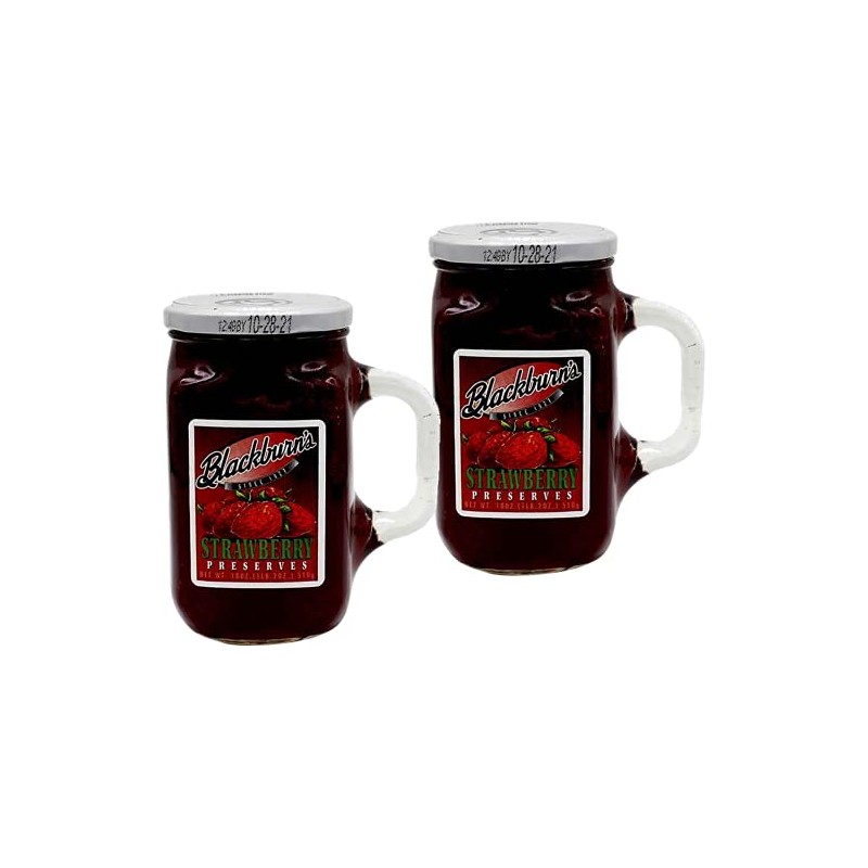 Blackburn's Fruit Preserves with Reuseable Mug, 2-Pack 18 oz. Jars