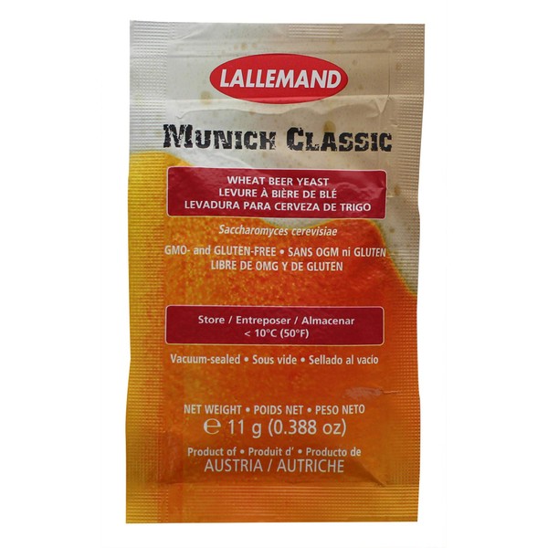 Lallemand Munich Classic Wheat Beer Yeast 11 Grams by Lallemand