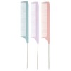 Diane 8" Pin Tail Combs, 12-pack, Assorted Colors, D4103