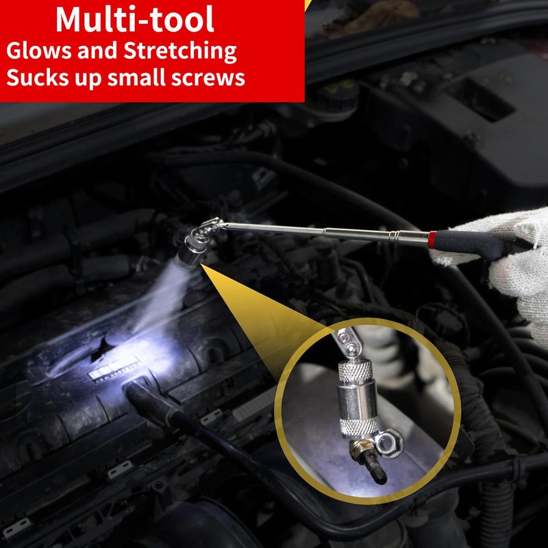 11pcs Mechanic Hook and Pick Tool Set with Car Clip