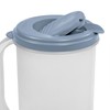 Sterilite 2 Qt Round Pitcher, Spout and Handle for Easy
