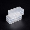 uxcell Battery Storage Case Holder Transparent for 9V Battery Capacity