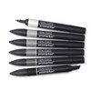 Winsor & Newton, Promarker, Neutral Colours, Set of 6, Alcohol
