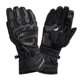 Fdit Guantes para Motocicleta, Guantes De Carreras Powersports con Pantalla Táctil Guantes Protectores Impermeables Y Resistentes A Las Caídas para Deportes Al Aire