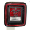 Honu Turtle w Palm Tree 3D - Black for Jeep