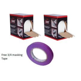 JTAPE Smooth Edge Foam Masking Tape 13mm x 50m JTA-1013.1350 Set of 2