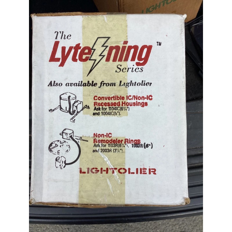 Lightolier Lytening 1004ICR Recessed Downlight Lytecaster Frame-in-Kit Lightning