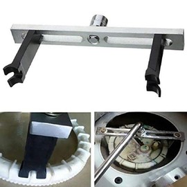 Poggapp Dismantle Wrench Special Tool for Removing Gasoline Cover Adjustable Universal Gasoline Pump Cover Wrench