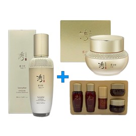 Sooryehan Ginseng Essence Cream single set (50ml + 60ml) + 5 types of fermented gift / 수려한 진생 에센스크림 단품세트(50ml+60ml)+발효 5종 기프트