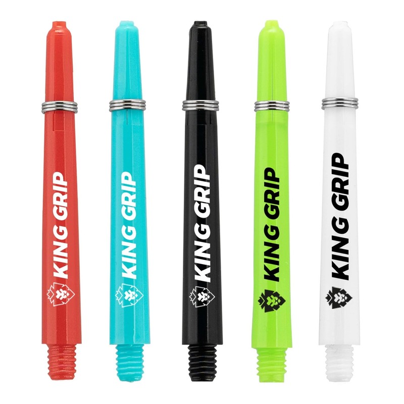 KOTO Darts chäfte Collection Short + Remover, Nylon Shafts Red,
