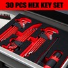 30-Piece Hex & Torx Key Set for Repairs – Long-Arm