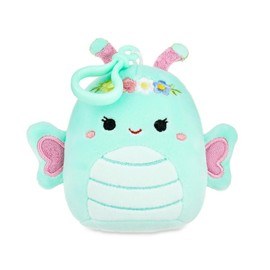 Squishmallows Reina The Butterfly 3.5 inch Clip, Easter Squad