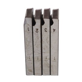 Steel Dragon Tools 47750 1in.-2in. Alloy RH NPT Universal Pipe Dies Fits RIDGID 811A & 815A Die Heads