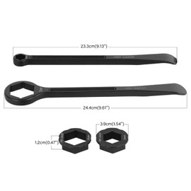 PRO CAKEN 10MM/0.39'' 13MM/0.51'' 22MM/0.87'' 27MM/1.06'' 32MM/1.26''Tire Iron Lever Tool Spoon Motorcycle Tire Change Kit Wrench Set Combo Levers Kit Tire Repair Tool for European Bike XC SX XC EXCF