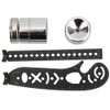 Drawing Ruler - Black Iron Multifunction Drawing Ruler Tool Innovative