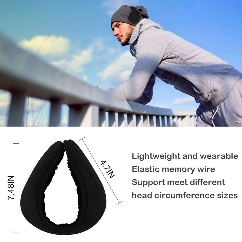 Winter Earmuff - Warm Ear Muffs Outdoor Around Foldable Adjustable