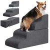 Garnpet Dog Stairs for High Beds, 4-Step Dog Steps for