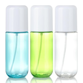 Small Spray Bottle Travel Size 3.4oz/100ml Plastic Mini Bottle Set - Fine Mist Mini Empty Spray Bottles - Refillable Spray Bottles for Cleaning Solutions, Perfume, Liquid Cosmetics