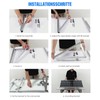 Solar Panel Mount Brackets, 2 Sets 45 inch Adjustable with