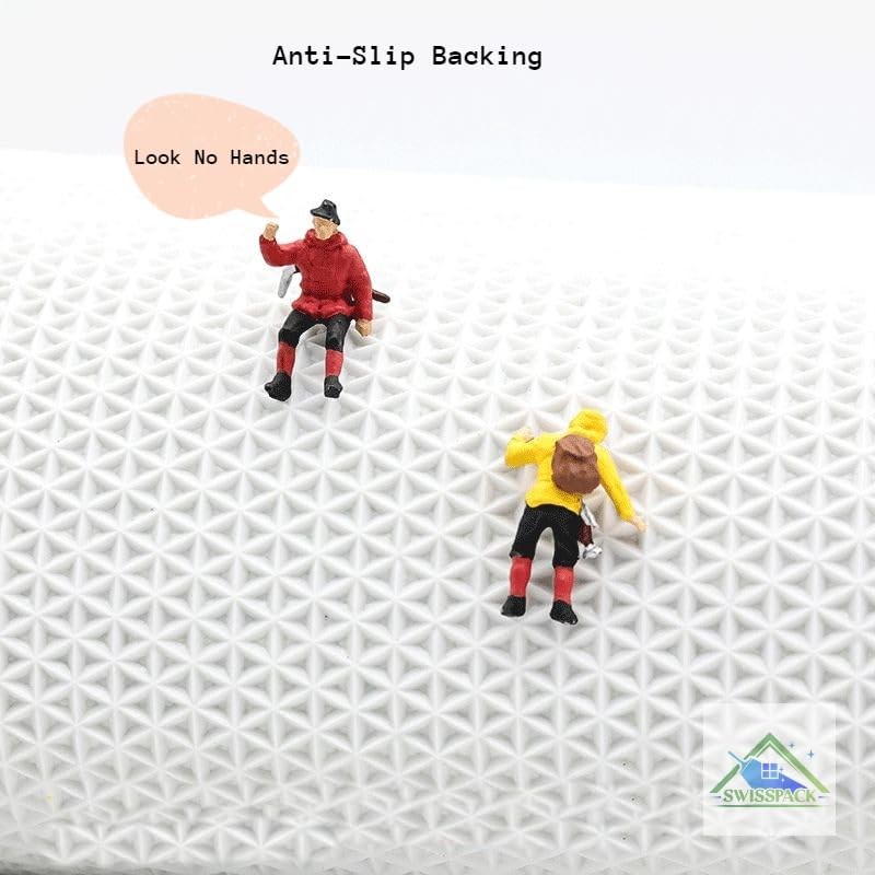 SWISSPACK 60X40 CMS Microfiber Bath Mat for Bathroom, Non-Slip Super