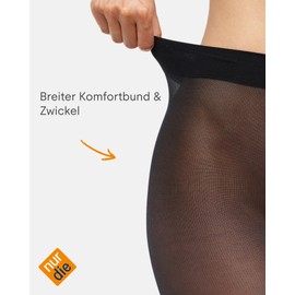 Nur Die Women's Tights, 719100/Fit in Form, Black (Schwarz 094), 13 (44-48/L)