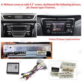 16pin Car Stereo Radio Power Retrofit Wiring Harness Cable Adapter fits for Nissan X-Trail Teana Altima Sylphy Tiida Qashqai