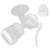 Portable Manual Breast Pump Single Hand Breast Pump Plastic Breastfeeding