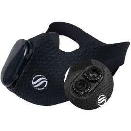 BIG BREATHE Bigbreathe Brest Mask - Breathing Mask for Exercises, Cardio Workouts, Running, Increase Sports Performance, Workout Tolerance, 9 Resistance Levels, Detachable(M)