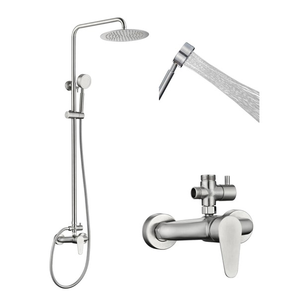 Shower Faucet -Shower System，Shower Faucets Sets Complete - Outdoor Shower