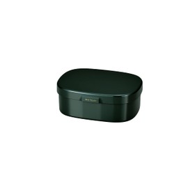 Tatsumiya 303452 Quick Washable Lunch Box, Medium, 20.1 fl oz (600 ml), Dark Green, Tsururin, Made in Japan