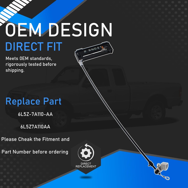 YzusGomumu Gear Shift Indicator Assembly Compatible with 2004-2011 Ford Ranger