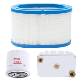Dtomi Air Fuel Filter, Spin-On Oil Filter Compatible With Cummins Onan Quiet Diesel 6000 7500 8000 Auxiliary Power Unit Generator Replaces# AF27906, LF3591, FF236, 1402897, 1220833, 1492513