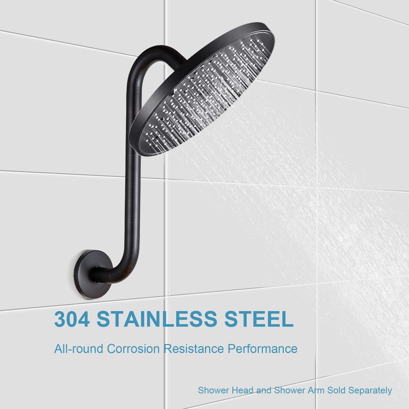 OFFO Shower Head Extension Arm 12 in, Oil Rubbed Bronze