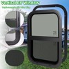 NOVINO RV Windows for Cargo Trailer, 15" W x 22"