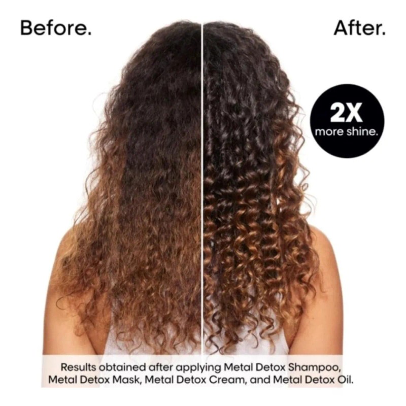 Loreal Metal Detox Shampoo 300ml + Masc 250ml + Serum