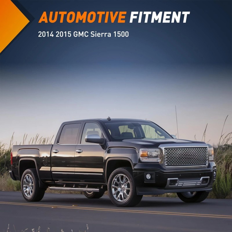 Nilight Fog Lights Assembly Compatible with 2014 2015 GMC Sierra